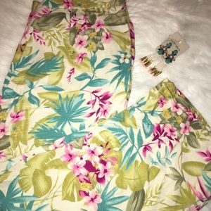 💓🦆Duck Head Floral Print Trousers 💓🦆